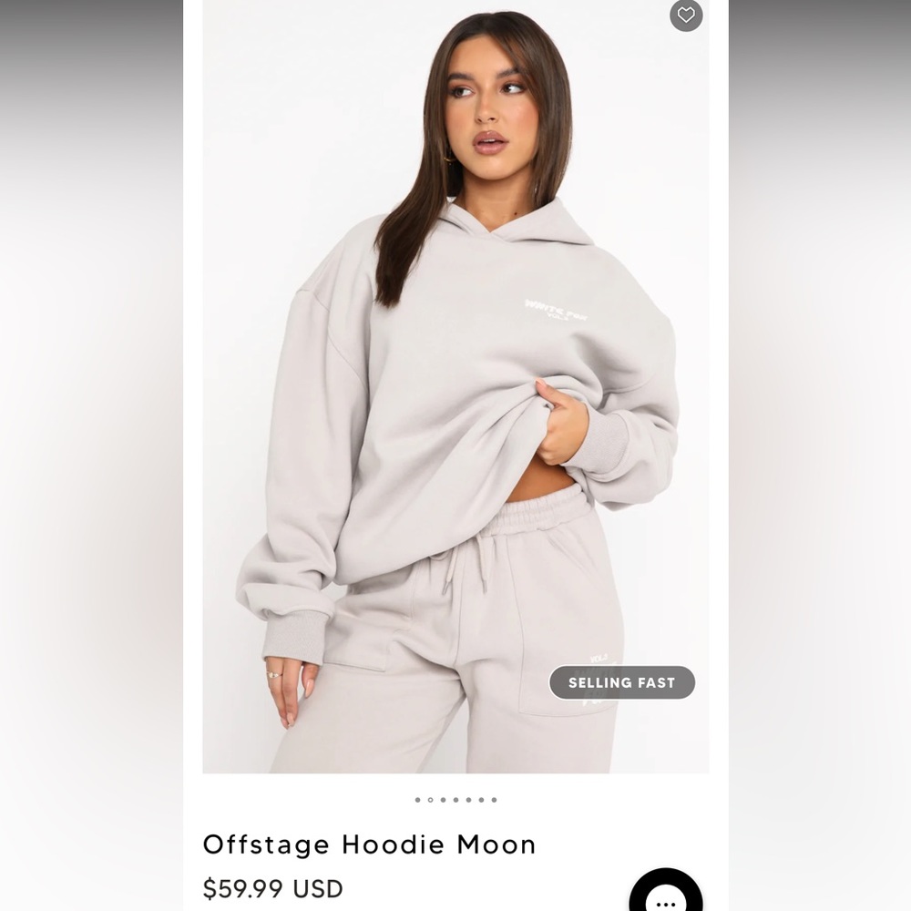 Offstage Hoodie Moon Whitefox